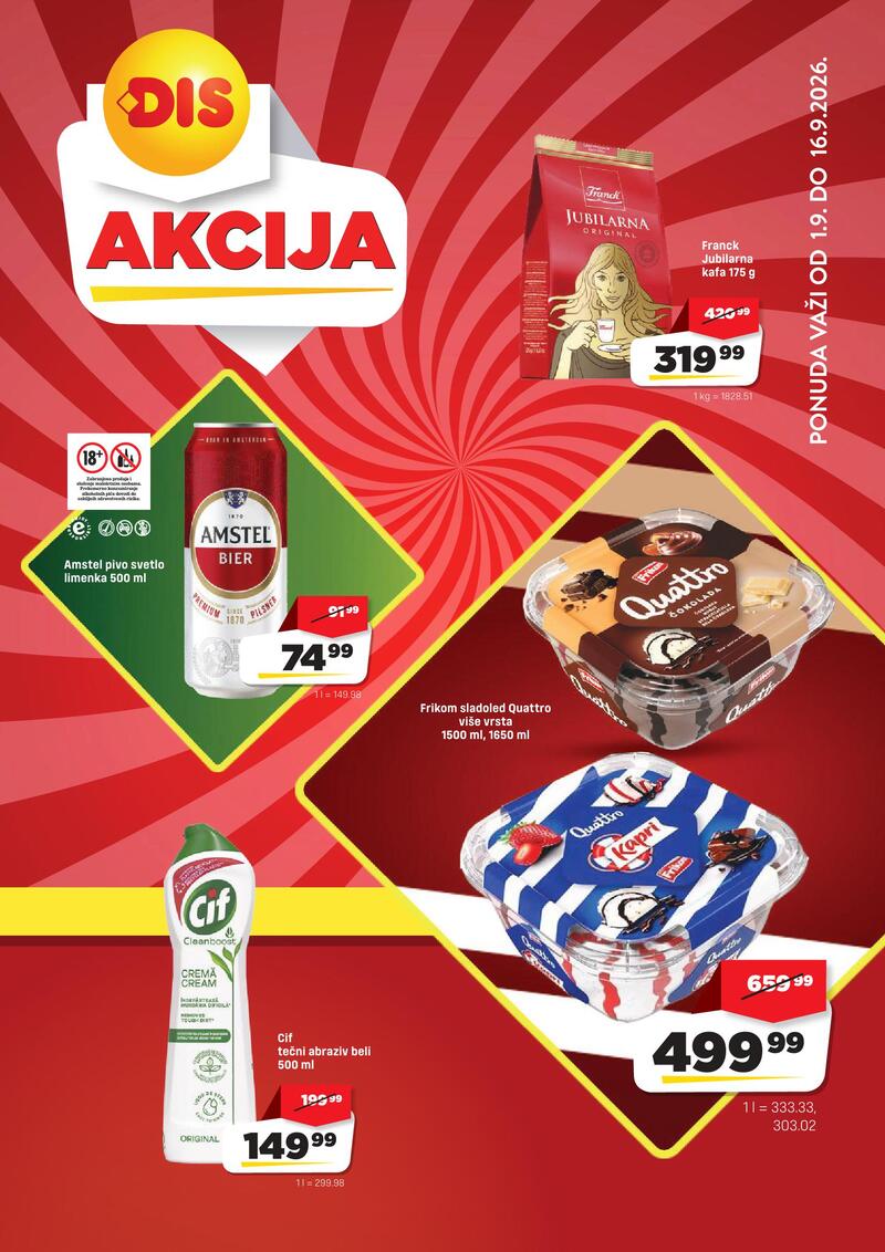 DIS Market katalog akcija DIS katalog hrana