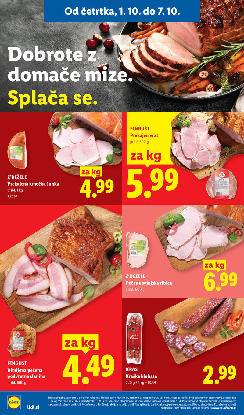 Lidl katalog - Tedenska akcija
