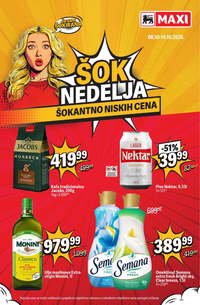 Maxi katalog - Šok nedelja