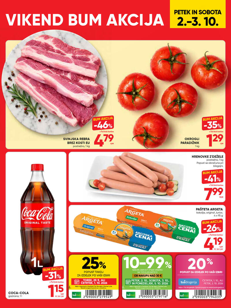 Tuš katalog - Dvotedenska akcija