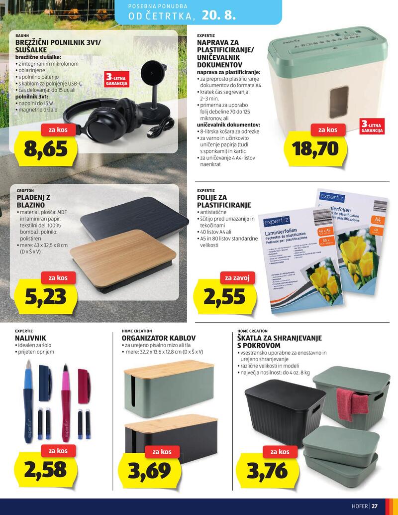 Hofer redni katalog