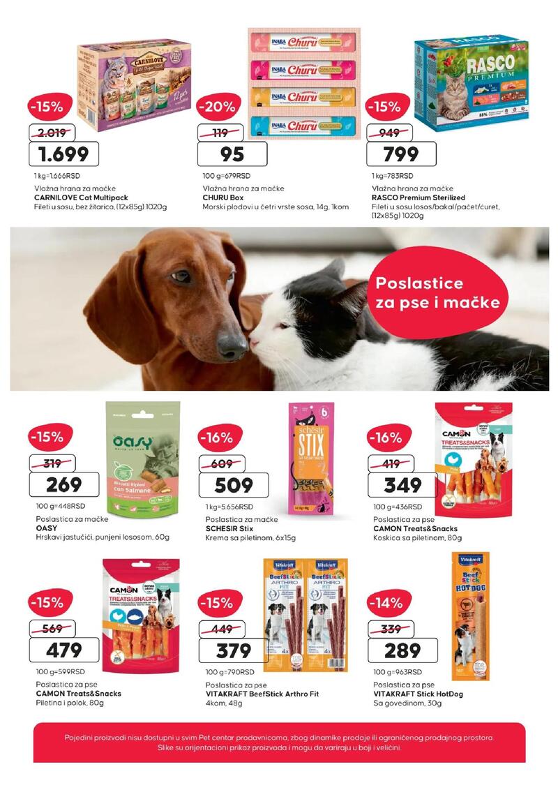 Pet centar akcijski katalog