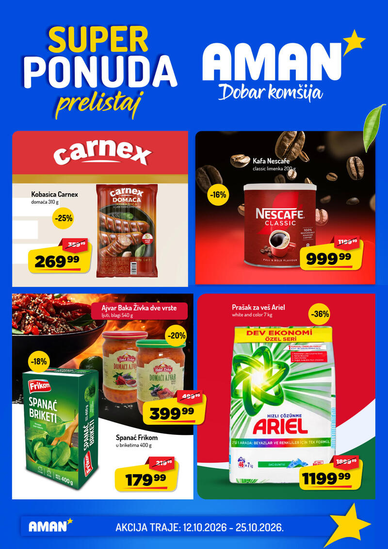 Aman katalog akcija Dvonedeljna akcija