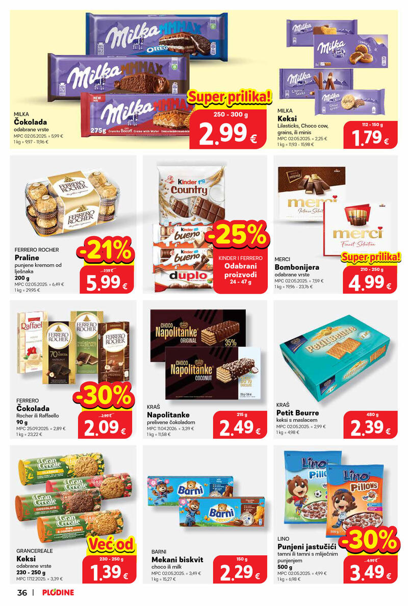 Plodine katalog - Tjedna akcija
