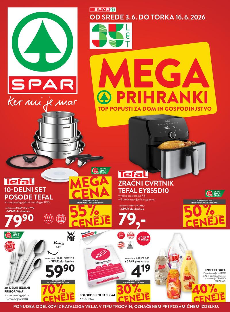 Spar katalog akcija Mega prihranki