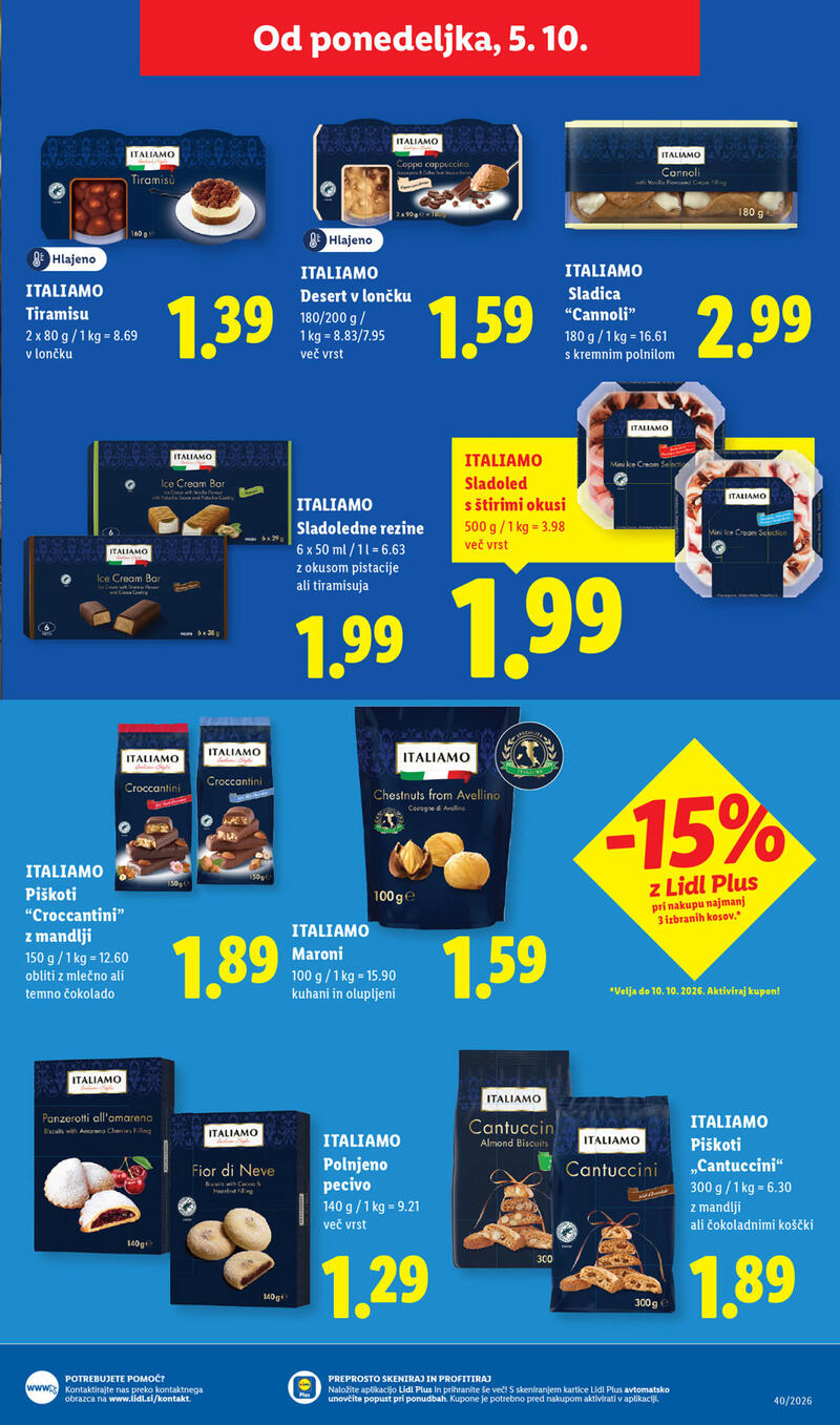 Lidl katalog - Tedenska akcija