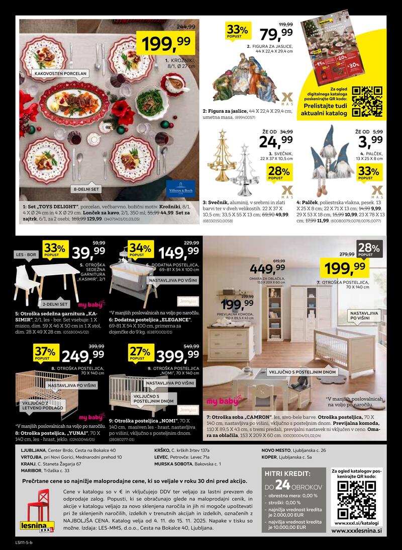 Lesnina XXXL redni katalog