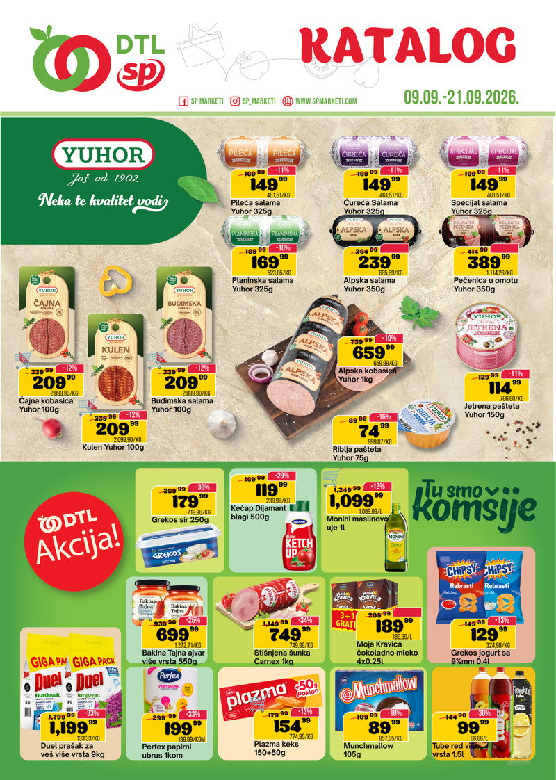 Senta Promet katalog akcija Senta Promet katalog hrana