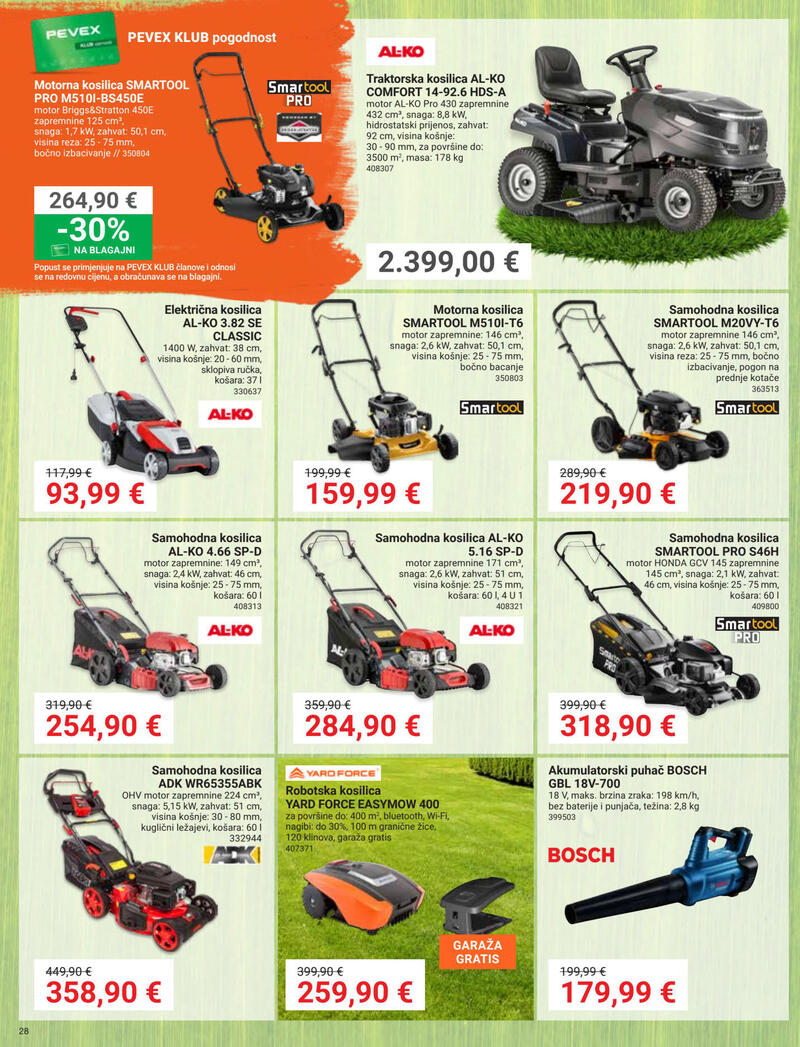 Pevex kataloška akcija