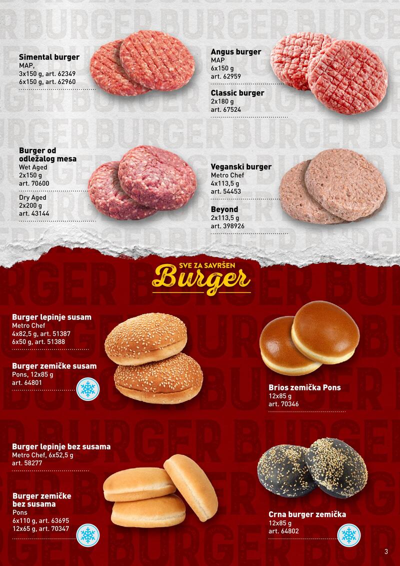Metro sve za savršen burger
