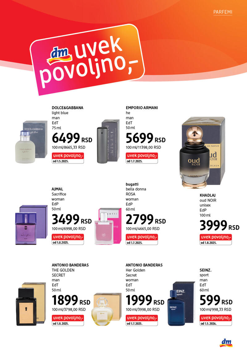 DM Drogerie katalog akcija
