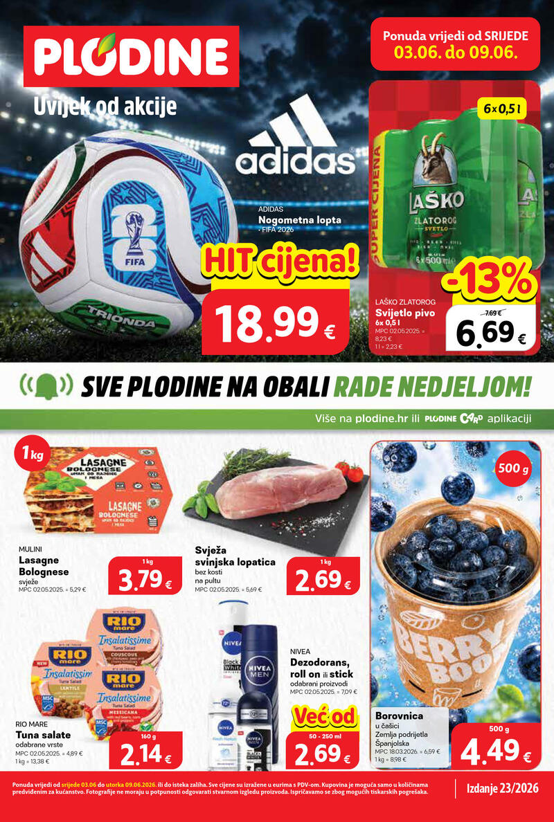 Plodine katalog akcija Kataloška akcija