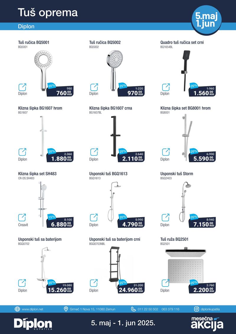 Diplon kupatila katalog akcija