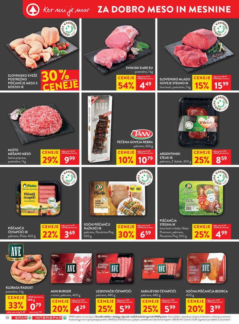 Spar redni katalog