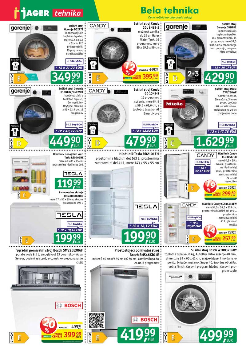 Jager katalog - Tehnika