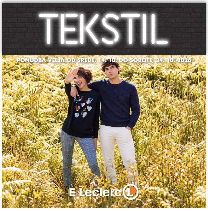 E.Leclerc katalog akcija Katalog tekstil