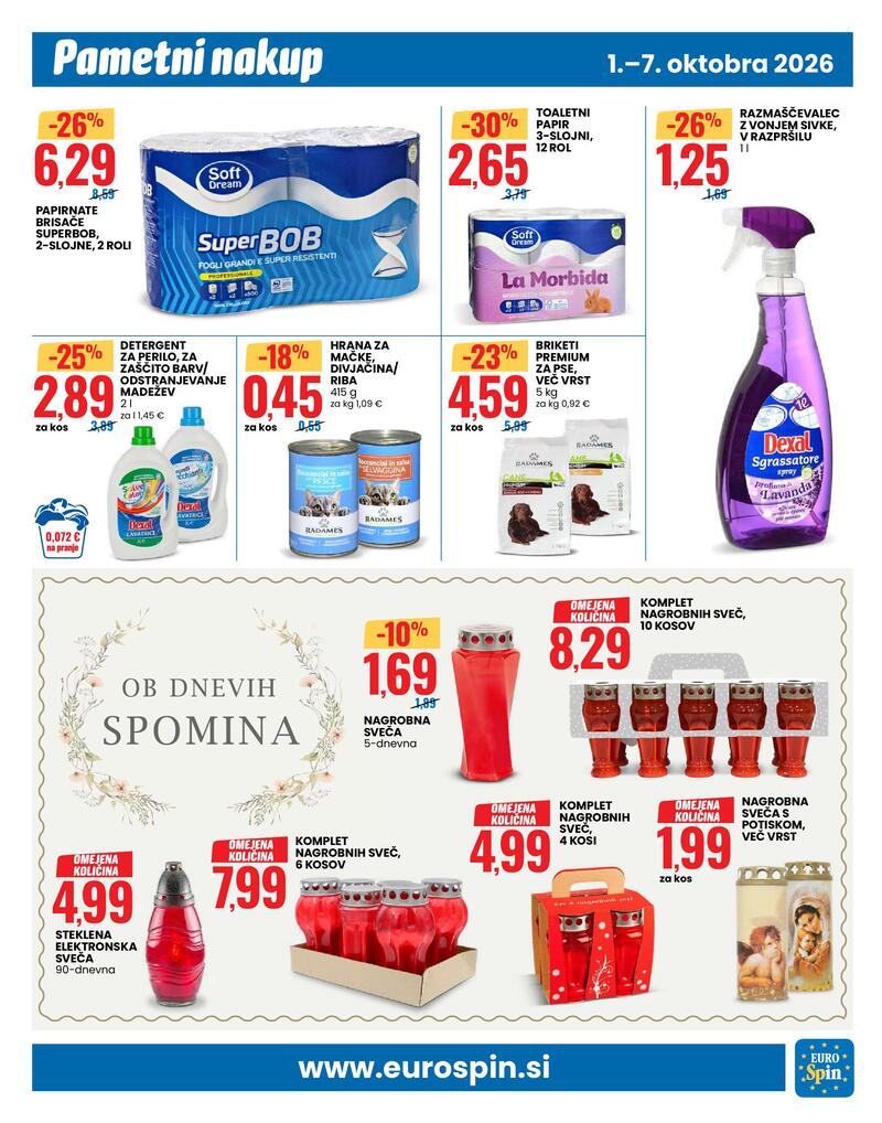 Eurospin katalog - Tedenska akcija