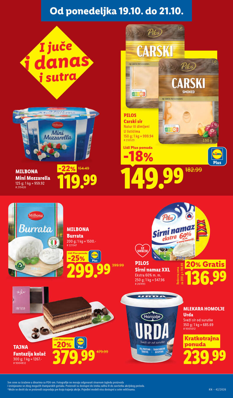 Lidl katalog - Nedeljna akcija