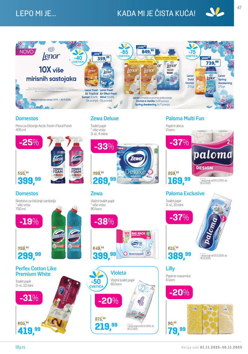Lilly Drogerie katalog akcija