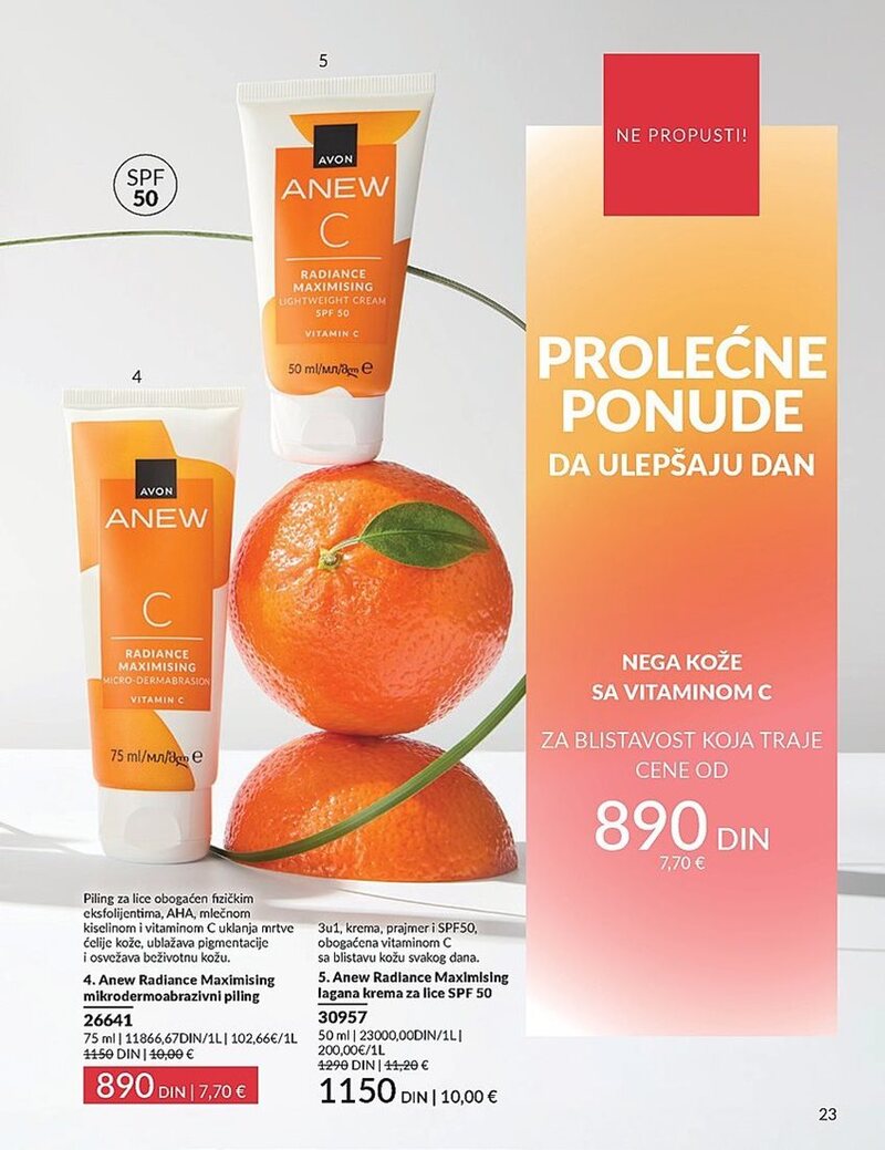 Avon katalog akcija