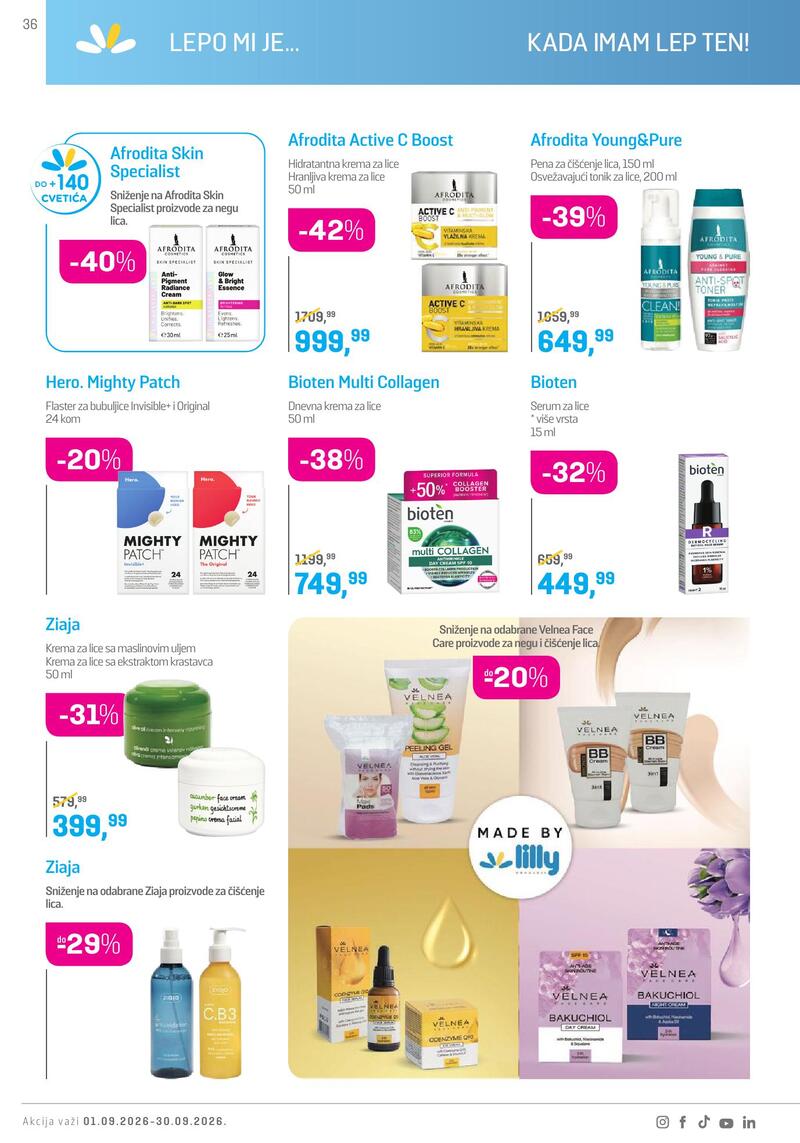 Lilly Drogerie katalog akcija