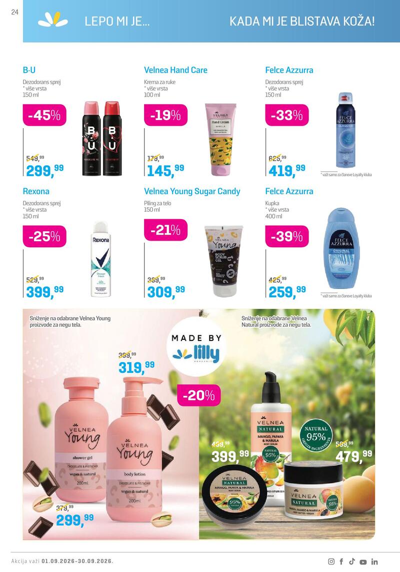 Lilly Drogerie katalog akcija