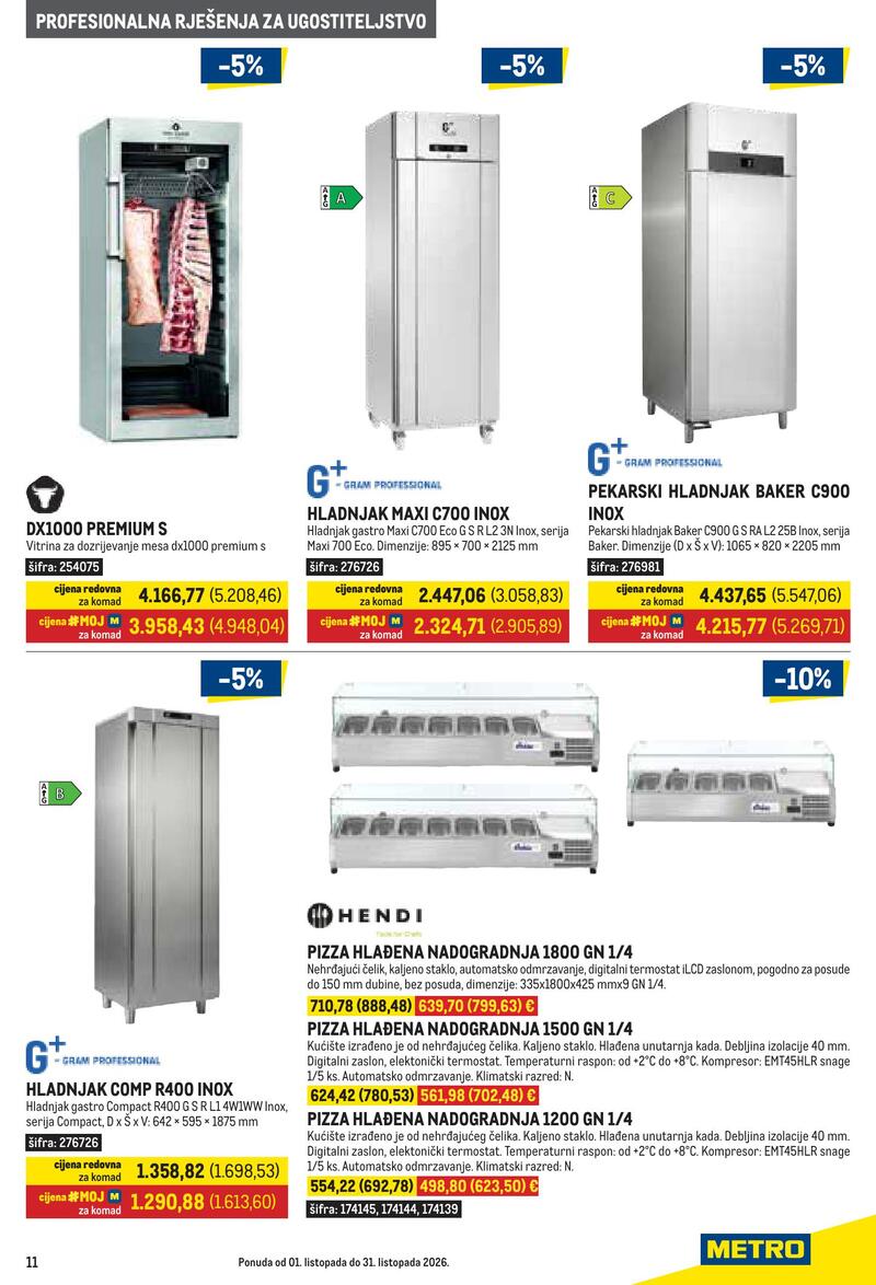 Metro katalog - Gastro ponuda proizvoda za ugostiteljstvo