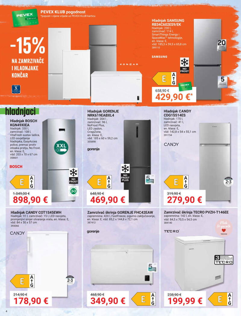 Pevex kataloška akcija