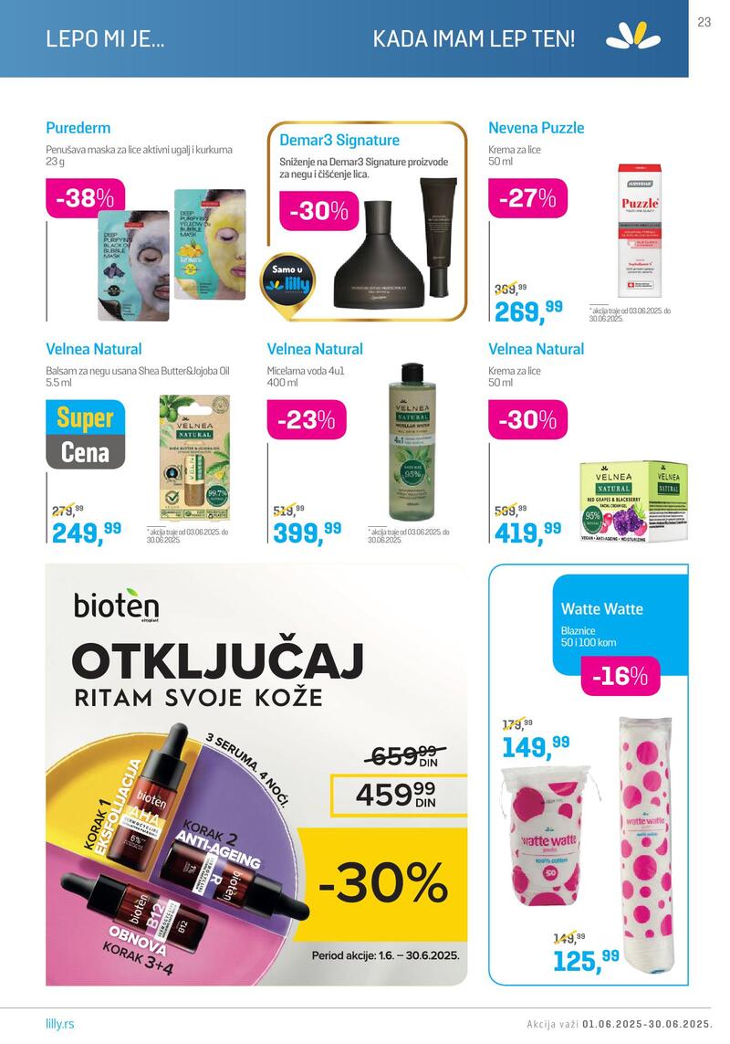 Lilly Drogerie katalog akcija