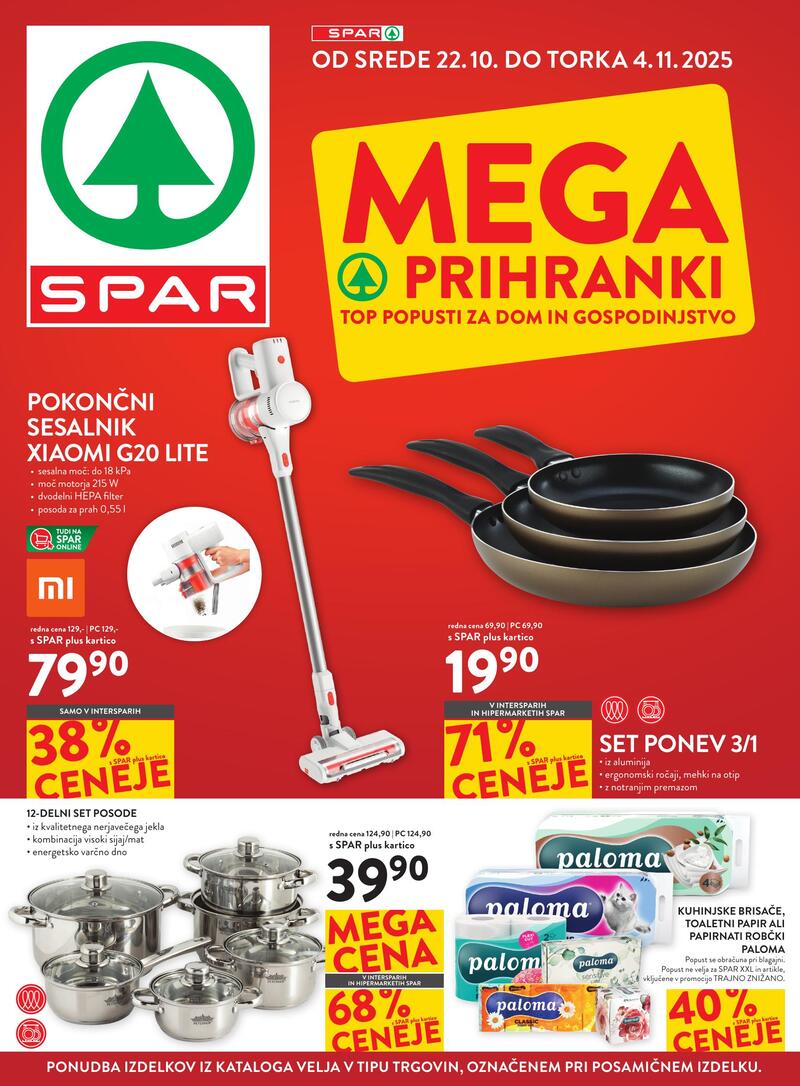Spar katalog akcija Mega prihranki