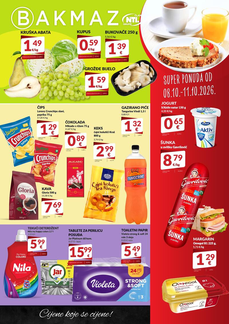 Bakmaz katalog akcija Super ponuda