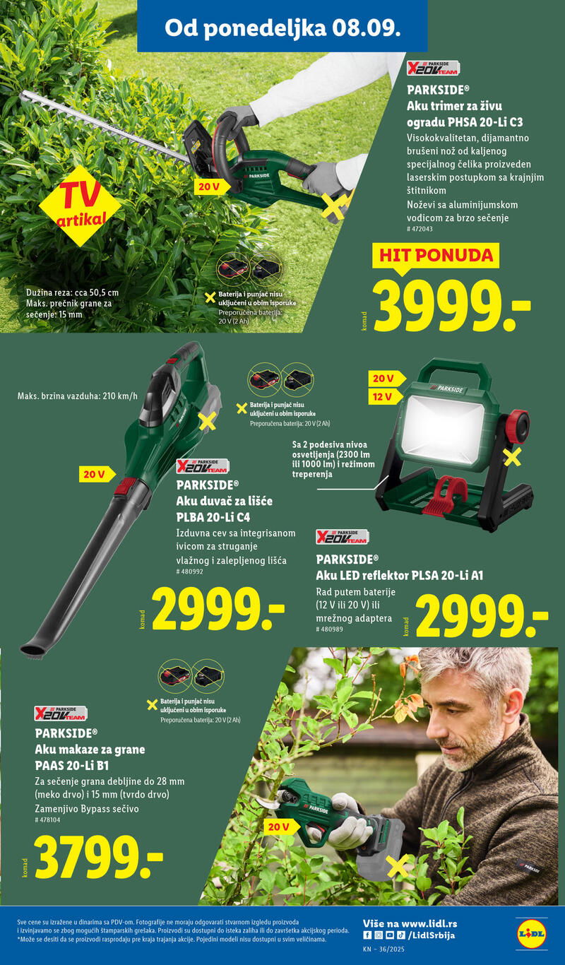 Lidl katalog akcija neprehrana