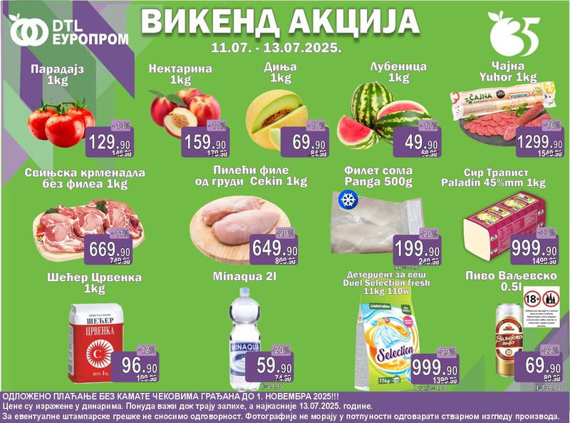 Europrom katalog vikend akcija