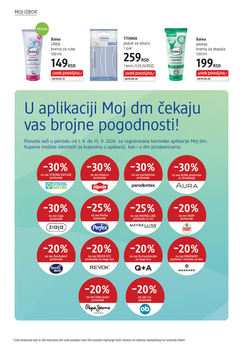 DM Drogerie katalog akcija