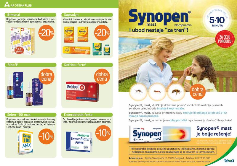 Apoteka plus katalog akcija