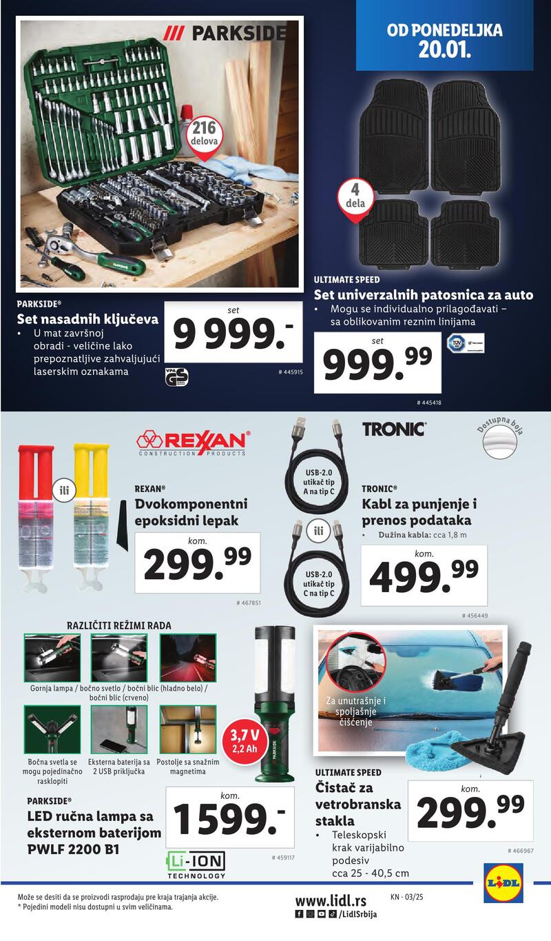 Lidl katalog akcija neprehrana