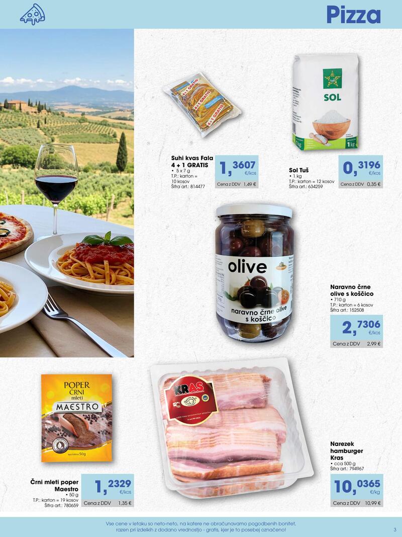 Tuš Cash & Carry kot v Italiji