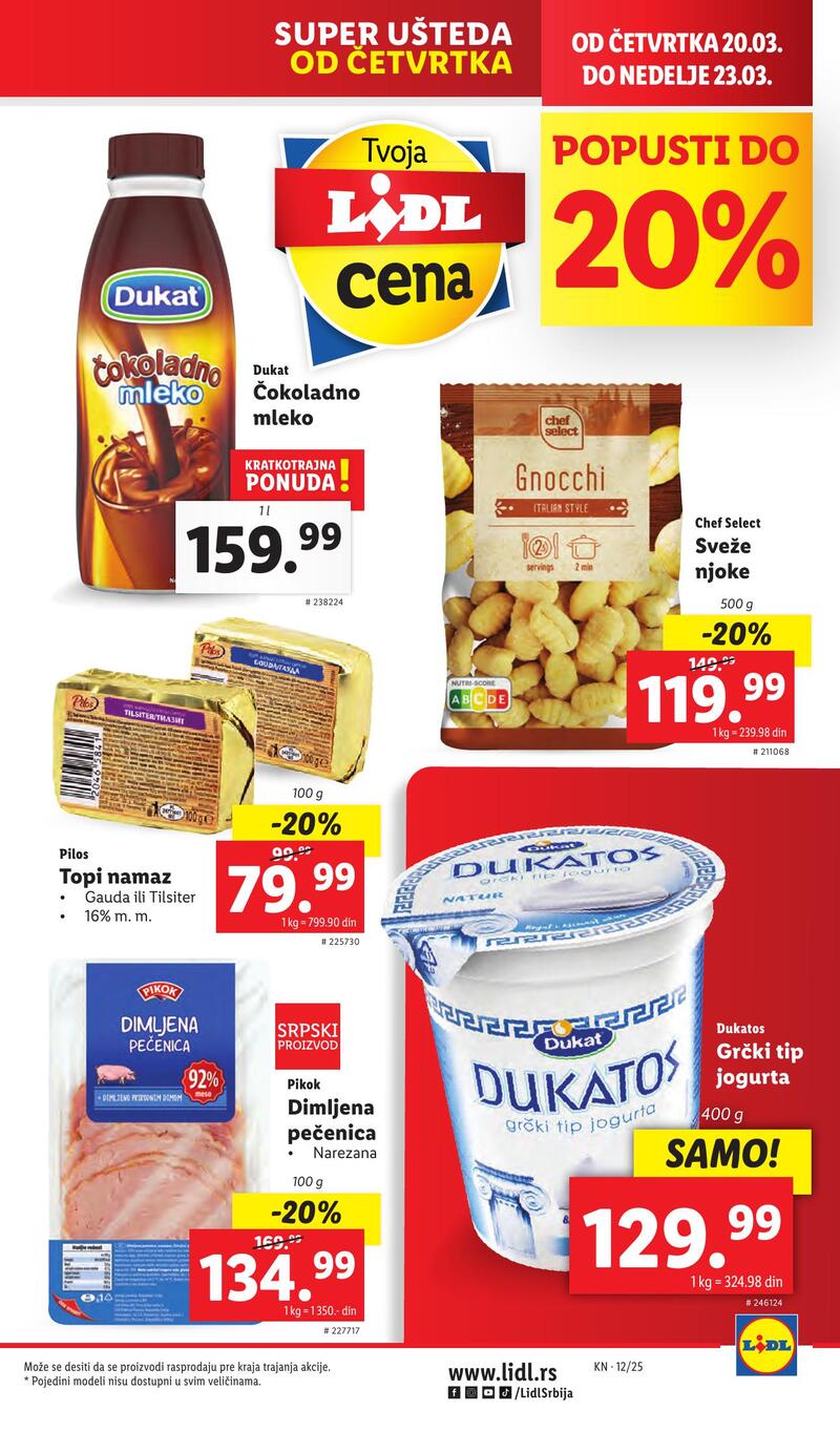 Lidl katalog akcija