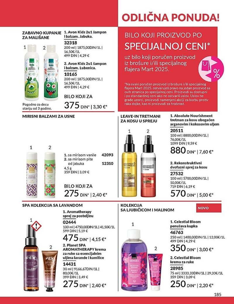 Avon katalog akcija