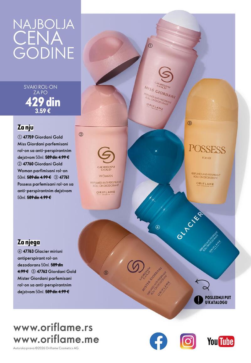 Oriflame katalog akcija