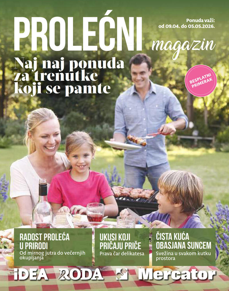 Roda katalog akcija Prolećni magazin