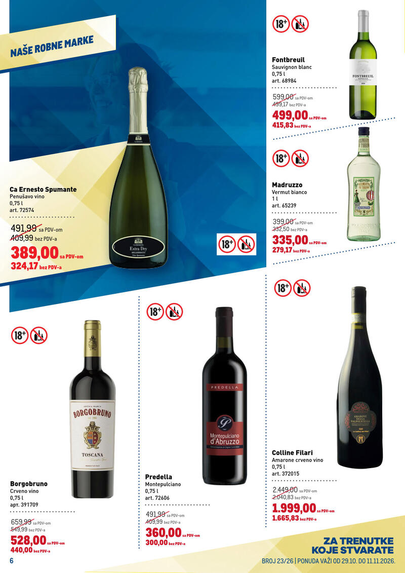 Metro katalog - Prehrana