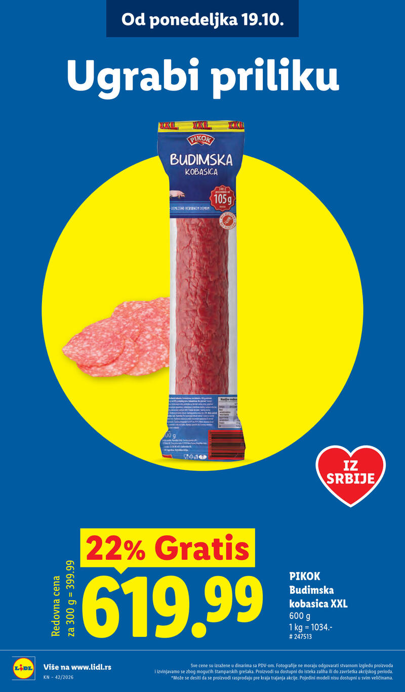 Lidl katalog - Nedeljna akcija