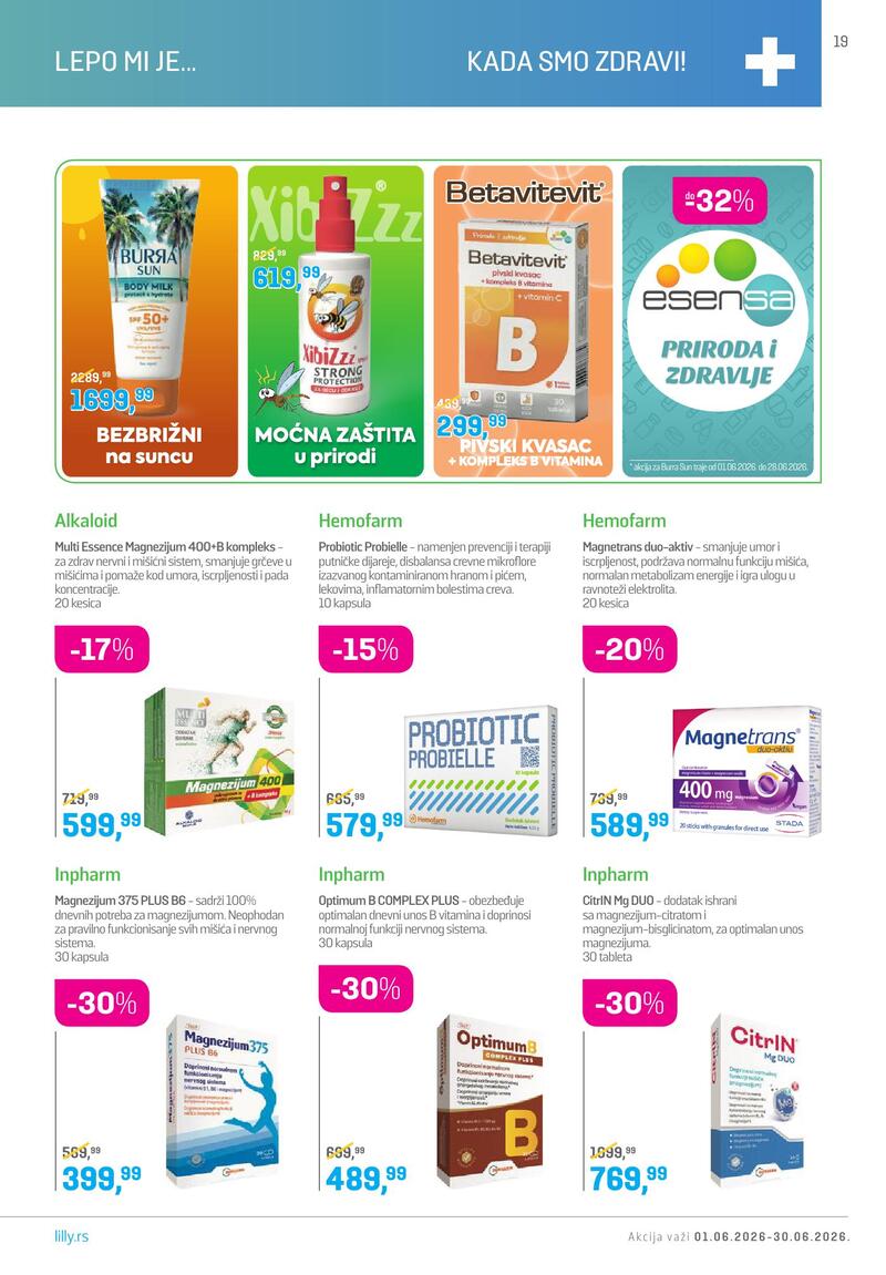 Lilly Drogerie katalog akcija