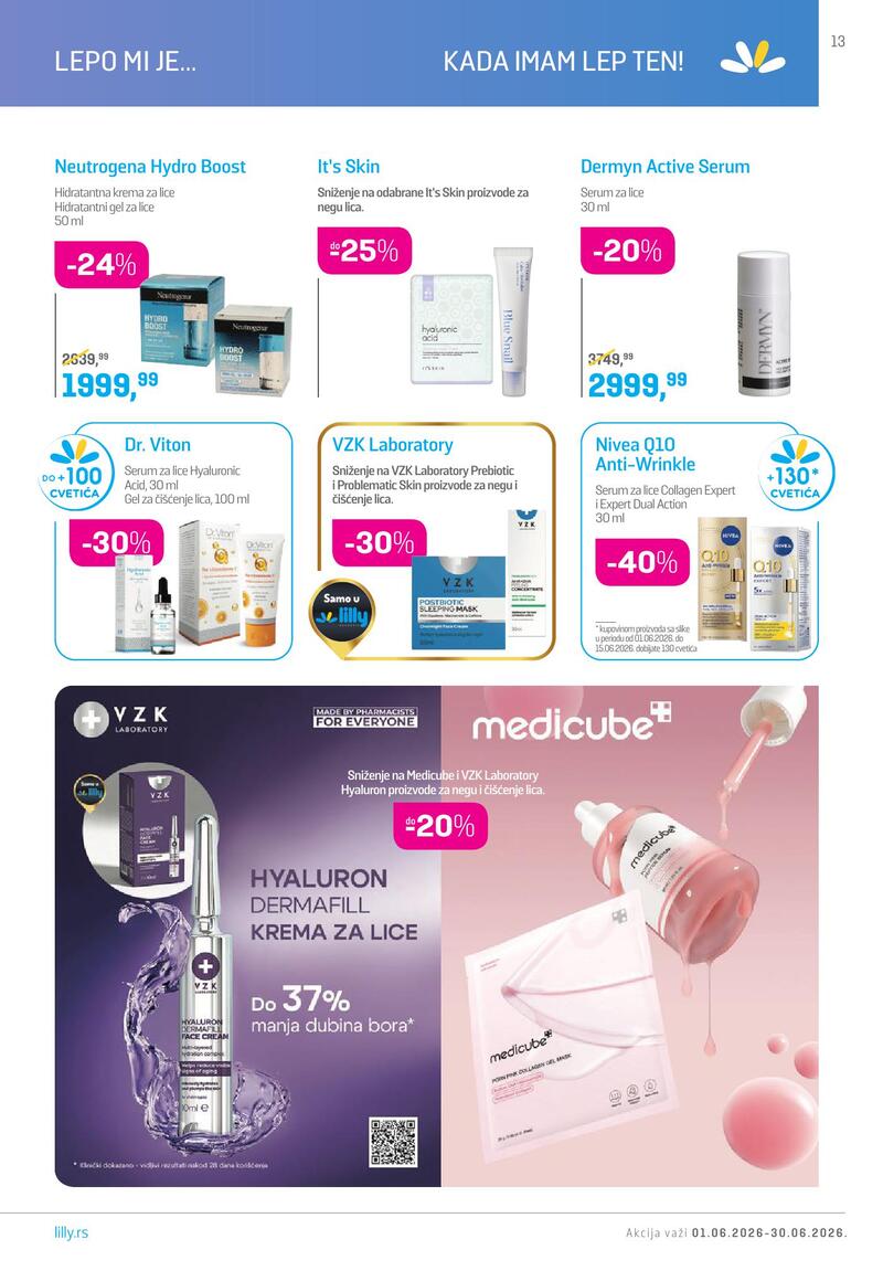 Lilly Drogerie katalog akcija