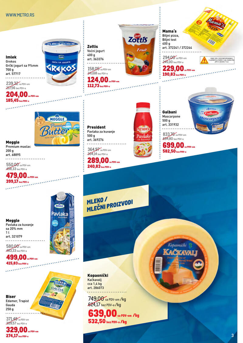 Metro katalog hrana
