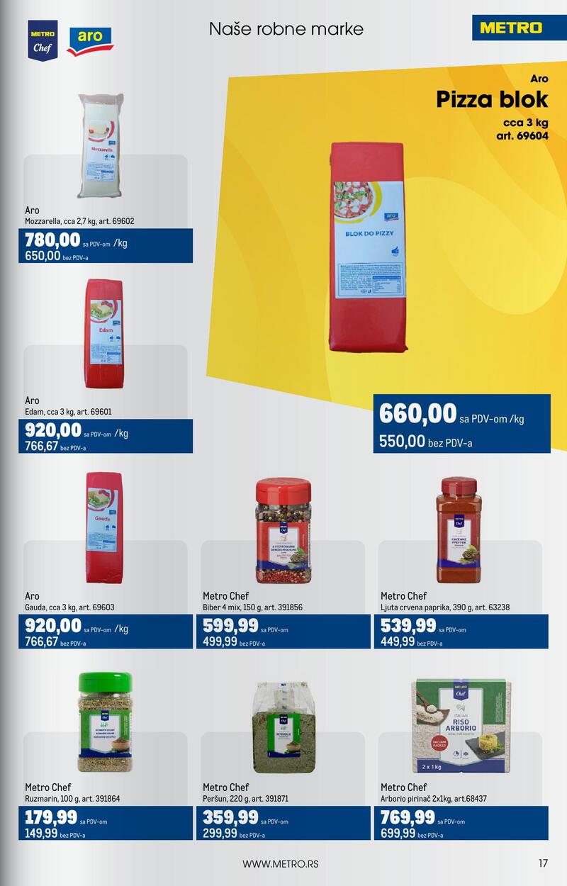 Metro katalog ugostitelji
