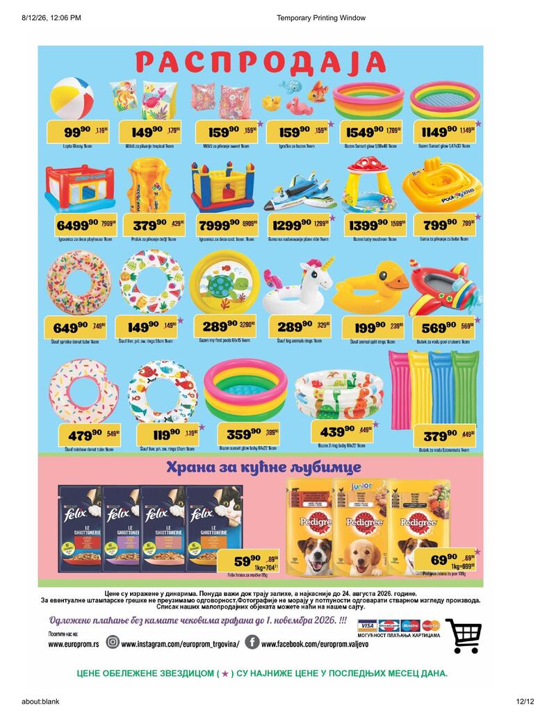 Europrom katalog akcija