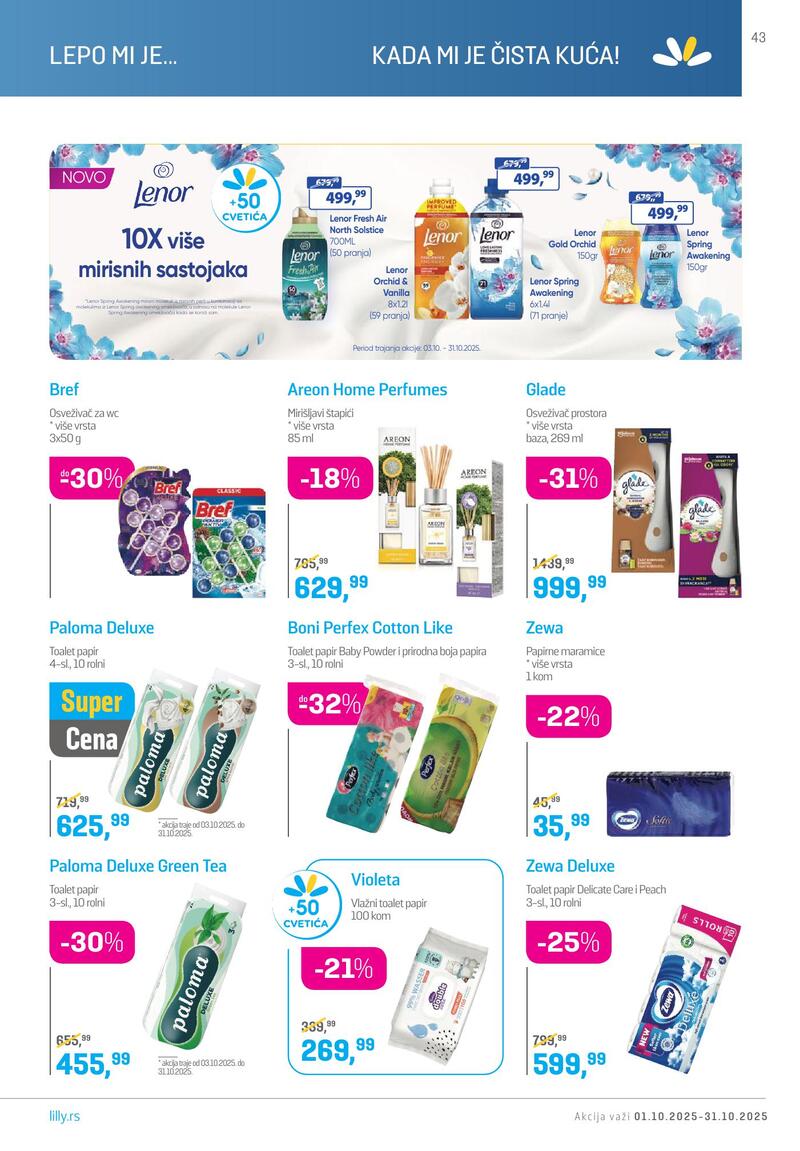 Lilly Drogerie katalog akcija