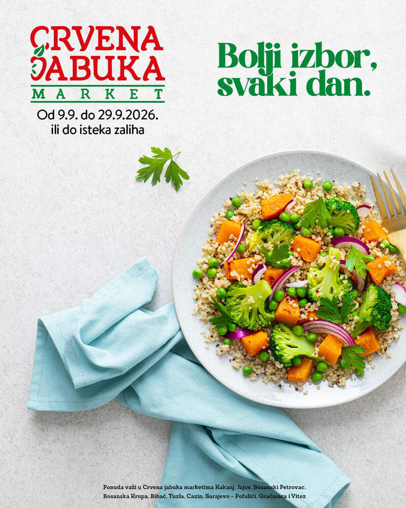 Crvena jabuka kataloška ponuda